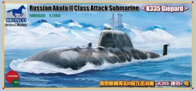 NEW Bronco Models 1/350 K335 Gepard AKULA II class Attack Submarine - Image 1 of 4