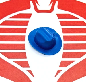 Bionic Six 6 J.D. Bennet Blue Hat LJN 1986 Original Figure Accessory - Picture 1 of 3