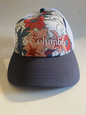 Bonita gorra hawaiana floral Columbia. Snap Back Foto 1 de 3