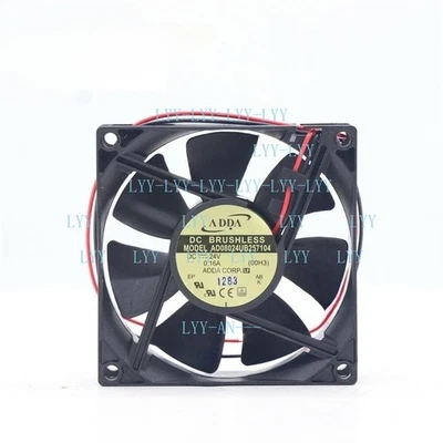 ADDA AD08024UB257104 AD0824UB-A71GL Axial Fan DC24V 0.16A 80*80*25MM Cooling Fan - Image 1 of 2