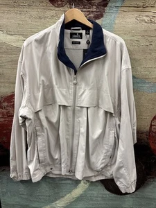 ASHWORTH Weather Systems Water Resistant Golf JACKET khaki Size XL New with Tags - Picture 1 of 18