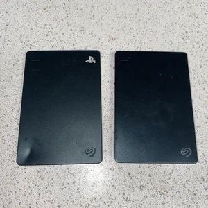 2 Seagate 2TB PlayStation PS4 External Storage - No Cords Untested Condition - Picture 1 of 4