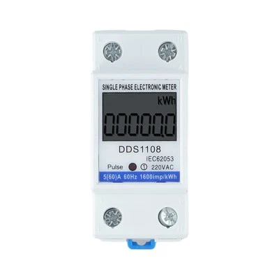 220V 60A Single Phase KWH Meter with Power Off Memory for Accurate Measurement - Image 1 of 4