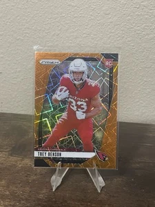 Panini Prizm Trey Benson Orange Lazer Prizm #392 (RC) 2024 Arizona Cardinals - Imagen 1 de 2