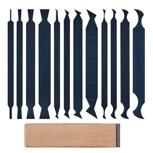 New Cabinet Scraper Cards asnd Cabinet Scraper Burnisher with 12 Piece Multi-... - Picture 1 of 9