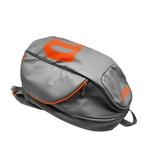 Wilson Burn Tennis Backpack Bag Countervail Gray Orange for 2 Rackets Vancouver - Picture 1 of 24