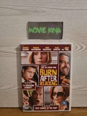 Burn After Reading (DVD, 2008) Brad Pitt, Spy Comedy, George Clooney [R2] [UK] - Image 1 of 4