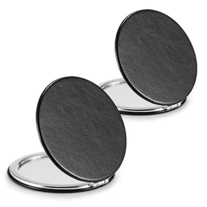 Compact MirrorSet of 2 Round Double-Sided Makeup Small Mirror for Purse with - Picture 1 of 7
