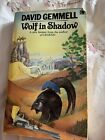 Wolf in Shadow David Gemmell, signiert 1987 Erstausgabe