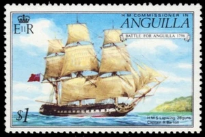 ANGUILLA 263 (SG259) - 200 Aniversario de la Batalla de Anguila (pb71025) - Imagen 1 de 1