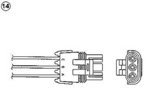 Sonda lambda NGK/NTK para OPEL Frontera A RENAULT Rapid VAUXHALL 91-01 855322 - Imagen 1 de 2