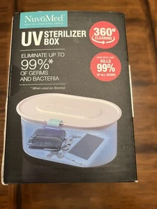 NuvoMed UV Sterilizer Box, Eliminates Up To 99% Of Germs & Bacteria NEW In Box - Picture 1 of 4