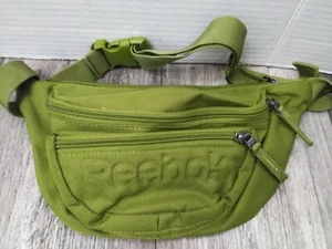 NUEVA Riñonera/Bolsa Bandolera Reebok-VERDE-Ajustable-Talla N-Con Cremallera 3 Bolsillos - Imagen 1 de 8
