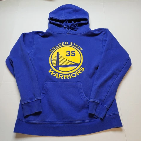 NBA Golden State Warriors Kevin Durant Sweatshirt Mens S Blue J72 Cover