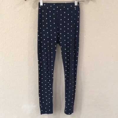 Pantalones de pijama Gap para niñas talla M 8 azul marino lunares algodón ropa de estar neutro Foto 1 de 4
