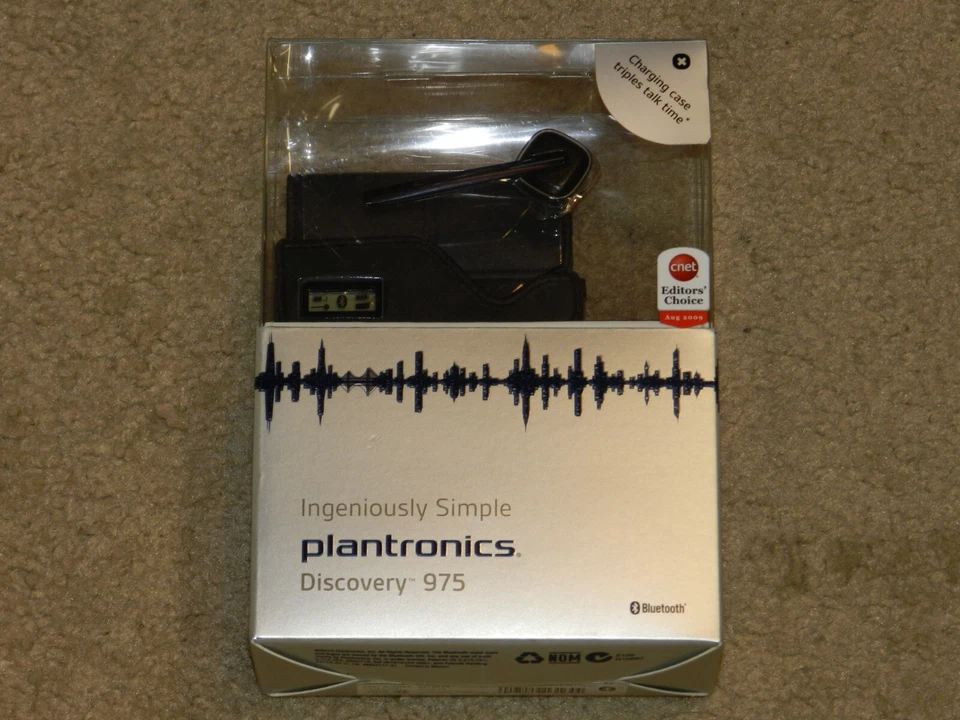 Plantronics Discovery 975 Black In-Ear Bluetooth Headset New Sealed - Image 1 of 1