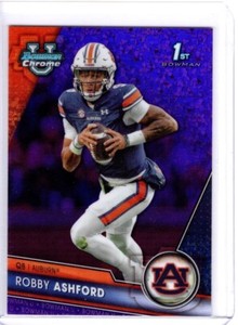 Robby Ashford 2023 Bowman University Chrome PURPLE Mini Diamond 356/399 Card #28