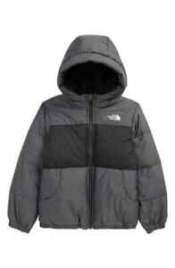 The North Face Kids ‘ Moondoggy’ Water Repellent Down Jacket 6T MEDIUM GREY-$109