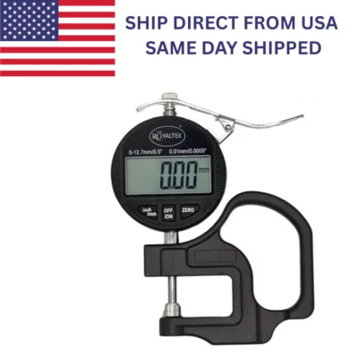 Digital Thickness Gauge , 0.0005"/0.01mm, Thickness Meter - Image 1 of 4