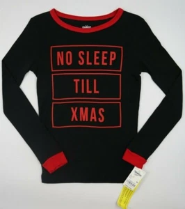 OshKosh Unisex Boys Girls Black Christmas Graphic Long Sleeve Tee Size 10 NEW - Picture 1 of 6