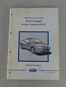 Información Técnica 00/262 Entrenamiento Producto Entrada Ford Cougar 06/1998 - Imagen 1 de 1