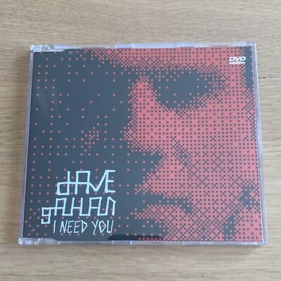 DAVE GAHAN: I NEED YOU DVD (2003) Video plus 2 audio tracks (DVDMUTE301) VG+ - Image 1 of 2