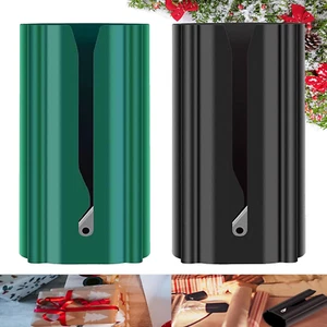 Cortador de papel de envolver, paquete de 2 cortador de envoltura de regalo, cortador de papel de envolver de Navidad Sl - Imagen 1 de 7