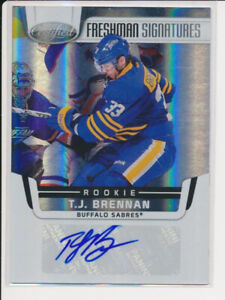 2011-12 Certified #231 T.J. BRENNAN - RC Rookie Card Auto - Buffalo Sabres