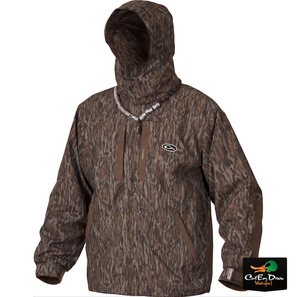 NEW DRAKE WATERFOWL EST HEAT ESCAPE VENTED FULL ZIP 2.0 - WATERPROOF CAMO JACKET - Image 1 of 1