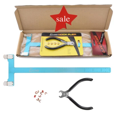 Nocking Buckle Pliers +Bow Square Archery Ruler T Shape Set Compound RecurveBows - Image 1 of 4
