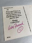 Carte postale vintage Lisa Frank collage autographe signature