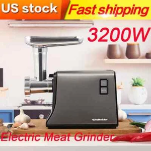 3200W Multi-function Electric Meat Grinder Mincer Sausage Stuffer Kitchen USA - Picture 1 of 8