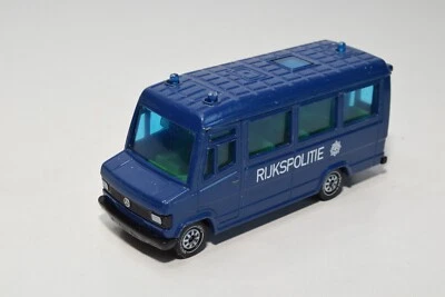 B67 1:55 SIKU 2012 MERCEDES-BENZ 809D VAN BUS RIJKPOLITIE POLIZIA OLANDESE ECC. - Immagine 1 di 4