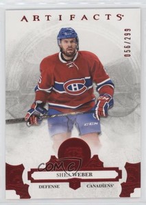 2017-18 Upper Deck Artifacts Ruby /299 Shea Weber #29