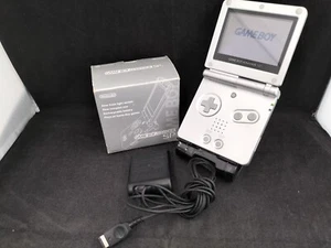 L4637 Nintendo Gameboy Advance SP console Silver Japan GBA w/box - Picture 1 of 12