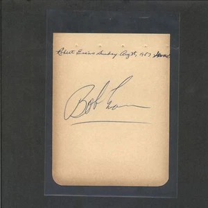 Robert Evans - Página de libro de autógrafos firmados - Padrino - Barrio chino - Imagen 1 de 1