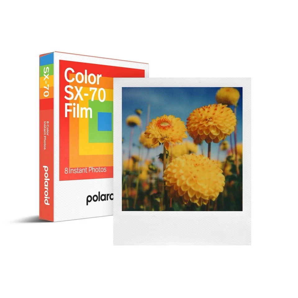 New Sealed Polaroid SX-70 Color Film for all SX-70 Cameras - 8 Photos 5/2025 - Image 1 of 1