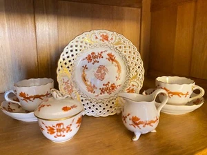 Meissner Porzellan Roter Drache Set - Bild 1 von 2