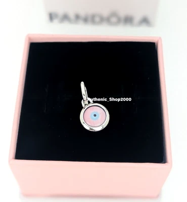 Nuevo Auténtico Mini Dije PANDORA ME Grabable Mal de Ojo Cristal de Murano 793693C00 Foto 1 de 4