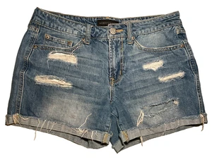 Aeropostale Women's Tomboy Distressed Cut Off Hemmed Jean Shorts - Size 4 - Picture 1 of 5