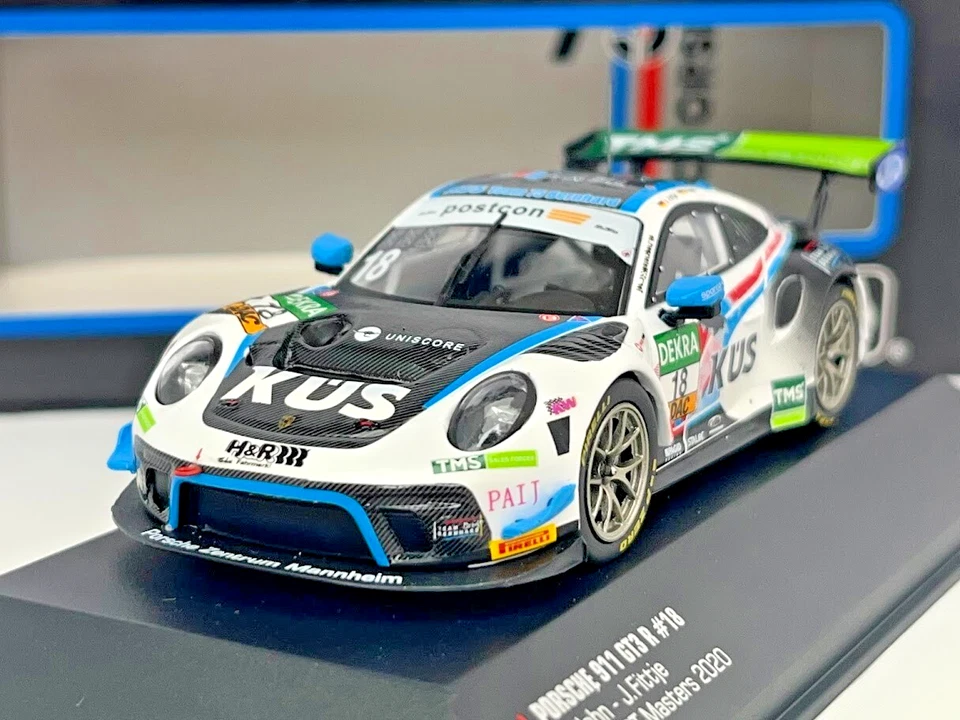 1 43 IXO Porsche 911 991-2 Gt3 R #18 Adac Gt Masters 2020 Jahn Fittje LEGT43044