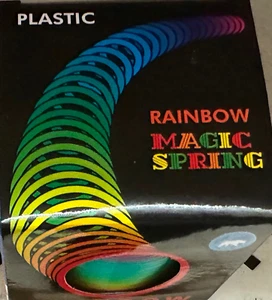 RAINBOW MAGIC SPRING PLASTIC WIRE TOY - Picture 1 of 3