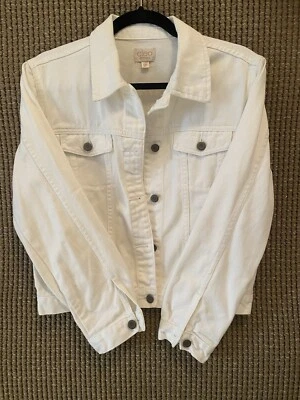 Белый «Cleo» Jean куртка размер S/P - Изображение 1 из 4