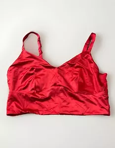 Auden ungefütterter Bralette - rot - Größe L - Bild 1 von 6