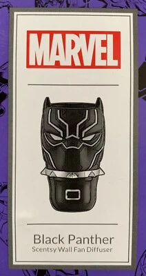 Scentsy Marvel BLACK PANTHER Scentsy Pod Wall Plug-In Fan Diffuser Preowned - Image 1 of 4