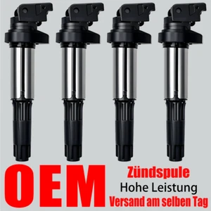 4X OEM  Zündspule für BMW E46 E39 E53 E60 E63 E65 E66 E88 X3 X5 M3 Z4 1213171221 - Bild 1 von 9