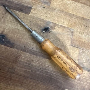 Vintage APEX-DAYTON USA 2883 Clutch Drive 4" Blade Screwdriver 5/32” Wood Handle - Picture 1 of 16