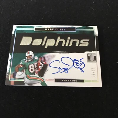 2023 Impeccable Mark Duper Autograph Auto #67/99 Dolphins - Image 1 of 2