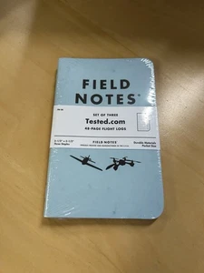 Field Notes Tested.com Sealed Set Of 3 Flight Logs - Picture 1 of 2