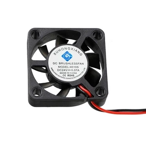 4010S Brushless Cooling Fan 24V DC 40 * 40 * 10mm With Ball Bearing 2Pin TDW - Afbeelding 1 van 6
